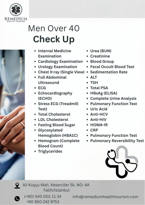 10% Deposit for Under & Over 40 Check-up Services