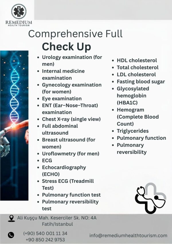 10% Deposit for Comprehensive Full Check-up Service