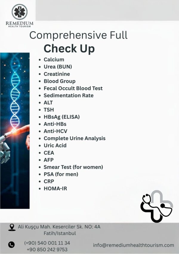 10% Deposit for Comprehensive Full Check-up Service