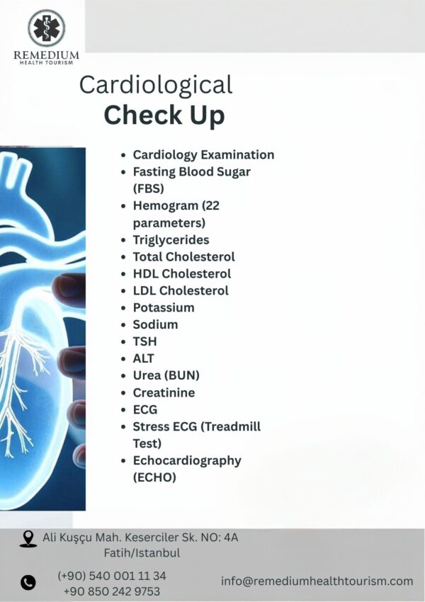10% Deposit for Cardiological Check-up Service