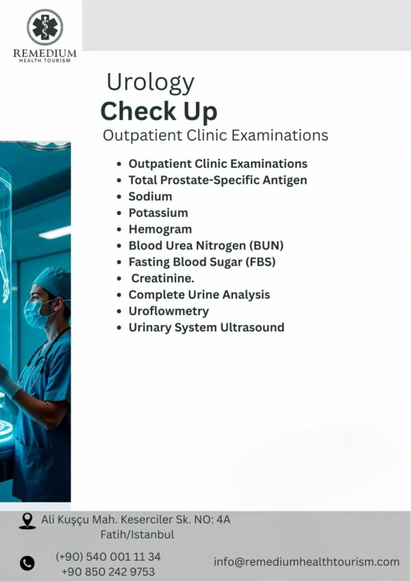 10% Deposit for Urology Check-up Service