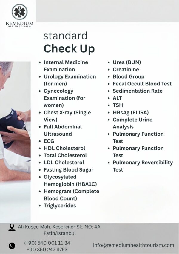 10% Deposit for Standard Check-up Service