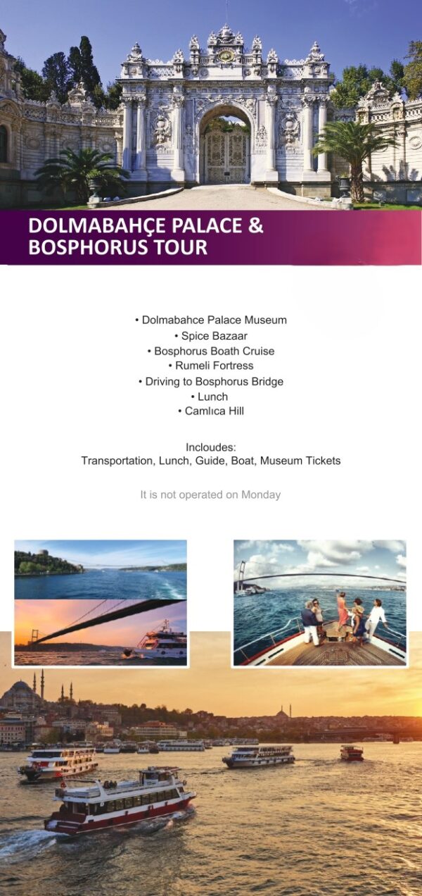Dolmabahce Palace & Bosphorus Tour